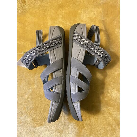 Baretraps Rebound “Dalton” Sandals Microbial Hook & Loop Blue/Gray W Size 10M - Picture 3 of 14